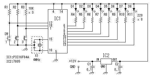 Led Flasher circuit Diagram