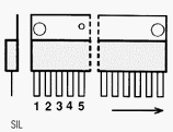 12-SIL Caixa circuito Integrado
