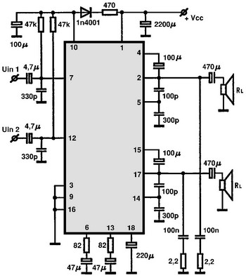 AN7146H circuito eletronico