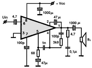 BA501 circuito eletronico