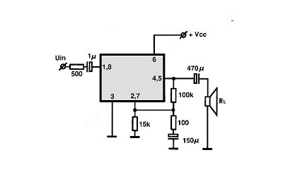LM387AN circuito eletronico