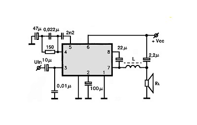 TA7092P circuito eletronico