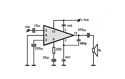 UL1401P circuito eletronico