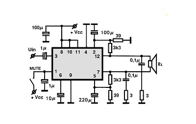 ULN3793W circuito eletronico
