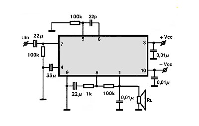 UPC1188H circuito eletronico