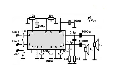UPC1332V circuito eletronico