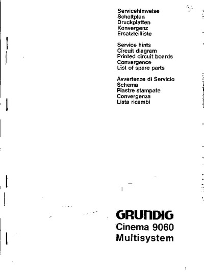 Grundig CINEMA 9060 Chassis CUC841