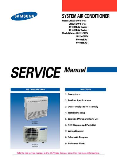 Samsung JH026 035 EAV1 Service Manual