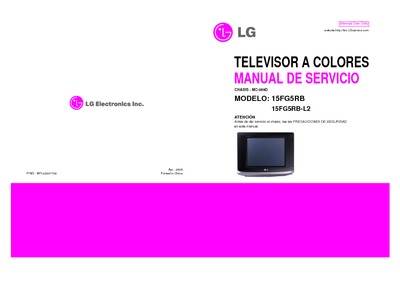 LG TV 15FG5RB Chassis MC-059D