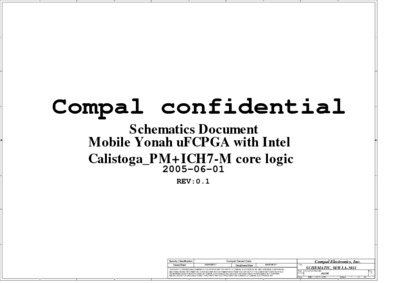 Compal LA-3011 R0.1 Schematics