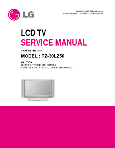 LG RZ-30LZ50 Chassis ML041A