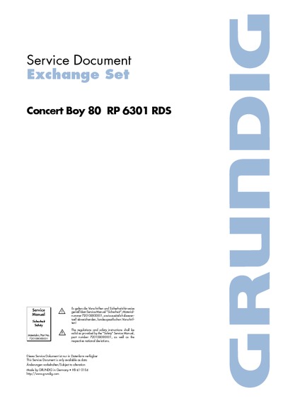 Concert Boy 80 RP 6301 RDS