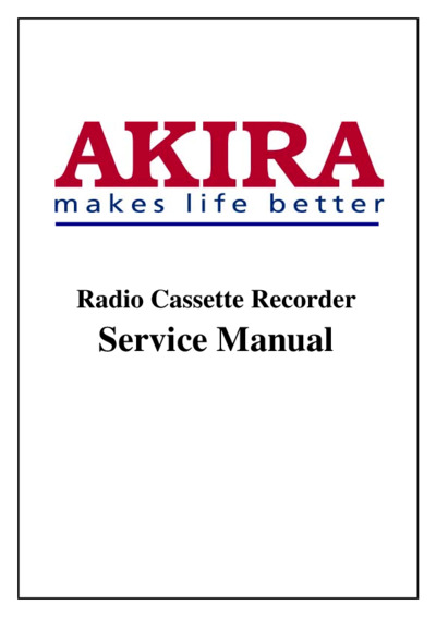 Akira RC-2200C audio