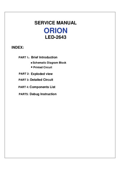 Orion LED2643