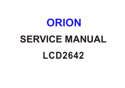 Orion LCD2642