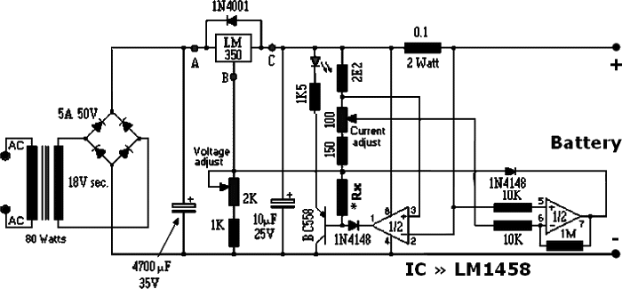 Battery charger for moto