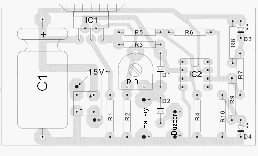 layout and components for battery charger