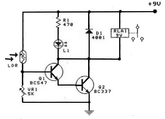 Automatic car light schematic