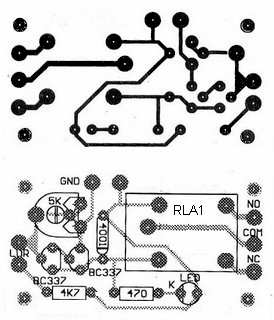 Automatic lights for car pcb