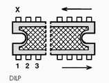 16-DILP Caixa circuito Integrado