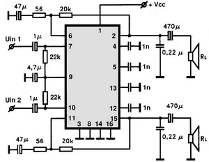 AN313 circuito eletronico