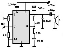 AN374 circuito eletronico