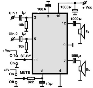 AN5276 circuito eletronico