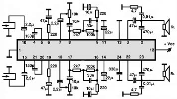 AN7106K circuito eletronico