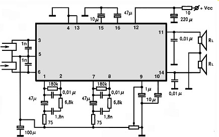 AN7108 circuito eletronico