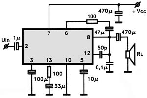 AN7120 circuito eletronico