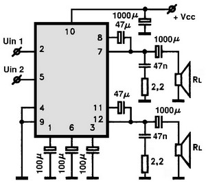 AN7168 circuito eletronico
