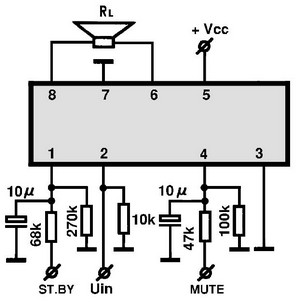 AN7511S circuito eletronico