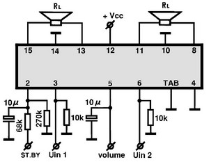 AN7512 circuito eletronico