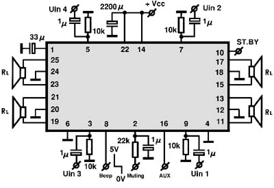 AN7551Z circuito eletronico