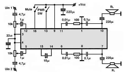 BA5152F circuito eletronico