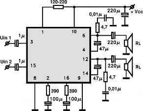 BA5204 circuito eletronico