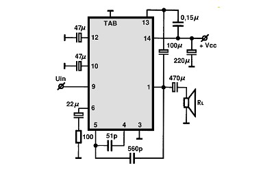 BW4112 circuito eletronico