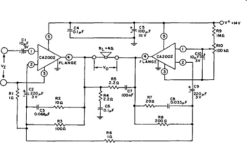 CA2002M circuito eletronico