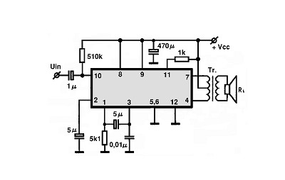 CA3020A circuito eletronico