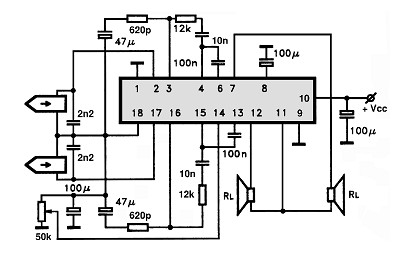 CXA8008P circuito eletronico