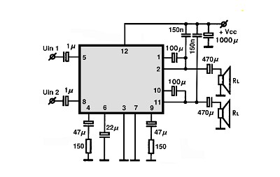 D7232P circuito eletronico