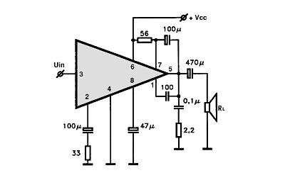 KA2201,A,B,N circuito eletronico