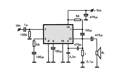 KA2202 circuito eletronico