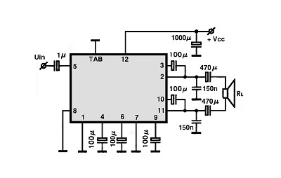 KA2206BTL circuito eletronico