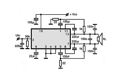 KA22101 circuito eletronico