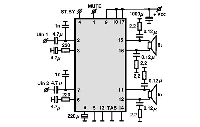 KA22103 circuito eletronico