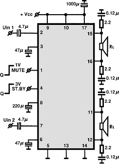 KIA6205AH circuito eletronico