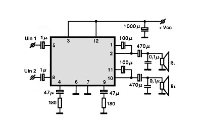 KIA6227 circuito eletronico