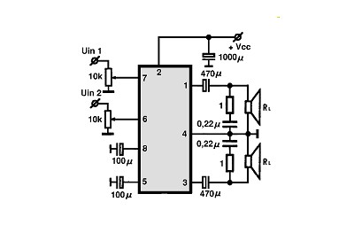 NJM2073D circuito eletronico