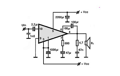 STK020 circuito eletronico